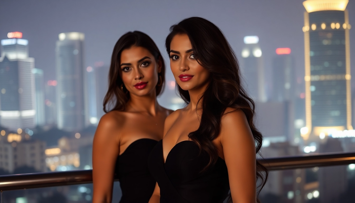 Glamorous Bangalore Escorts engaging in sophisticated evening activities, showcasing allure, charm, and elegance.