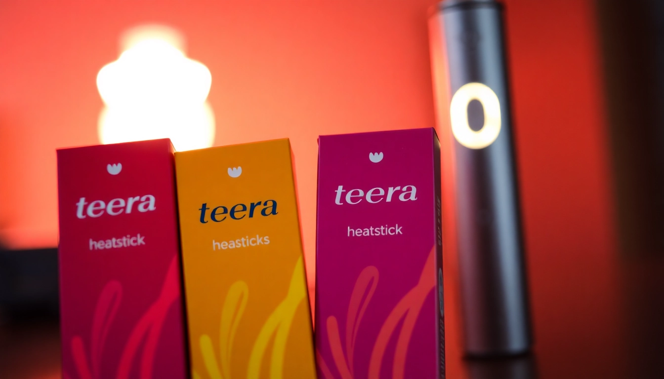 Authentic Terea sigara heatsticks for IQOS Iluma, showcasing sleek packaging and device compatibility, emphasizing quality and innovation.