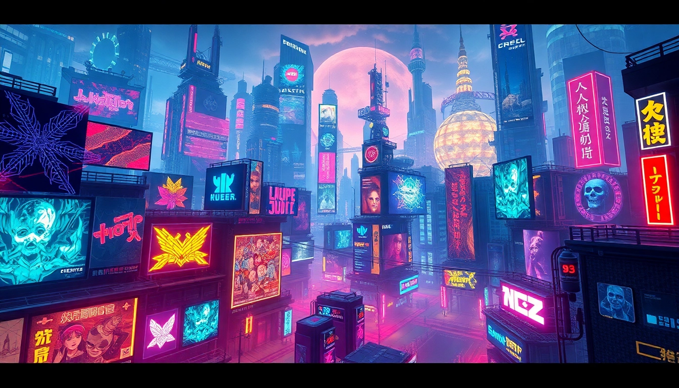 High-quality AI image generator no restrictions creating vivid futuristic cityscapes with glowing neon lights and detailed textures for vibrant digital art.