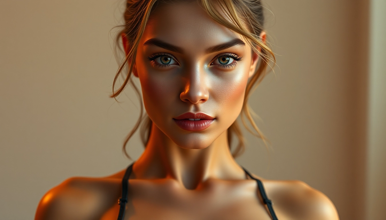 High-quality depiction of a hyperrealistic NSFW AI generator creating detailed adult content with customizable features and lifelike realism for immersive visuals.