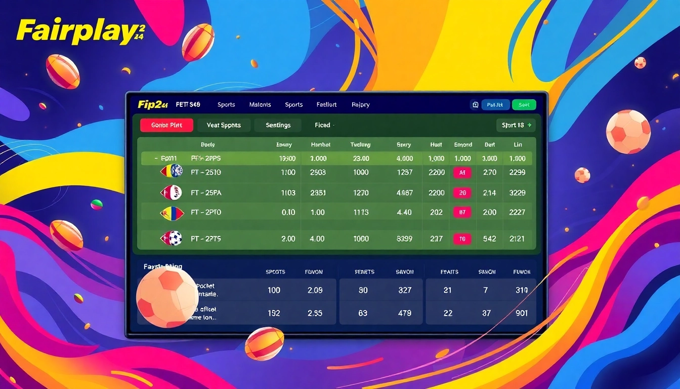 Fairplay24 online betting platform showcasing sports odds and casino games for Indian users