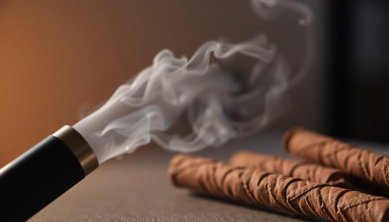 IQOS ILUMA device generating vapor, showcasing advanced induction heating technology for reduced harm, user-friendly design.