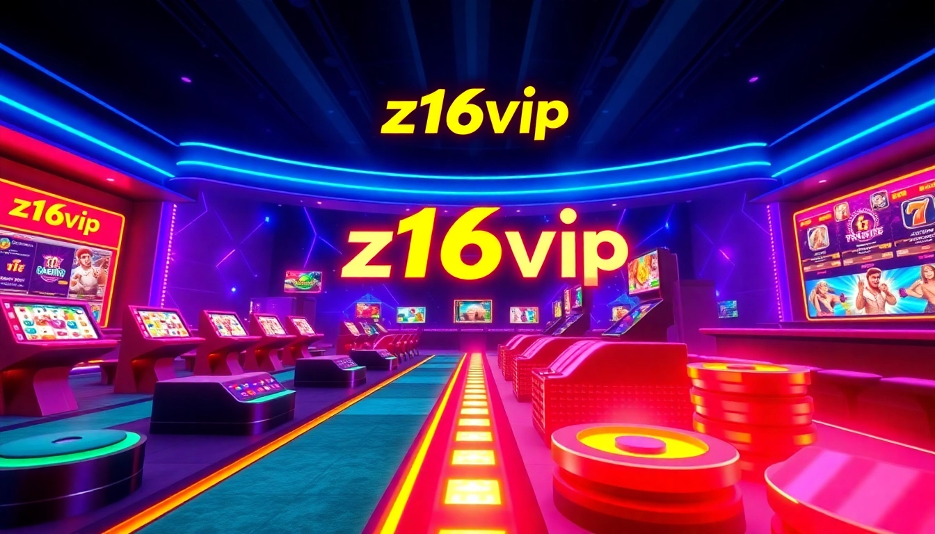 Z16vip online casino platform showcasing modern graphics, engaging user interface, and vibrant colors for an immersive gaming experience.