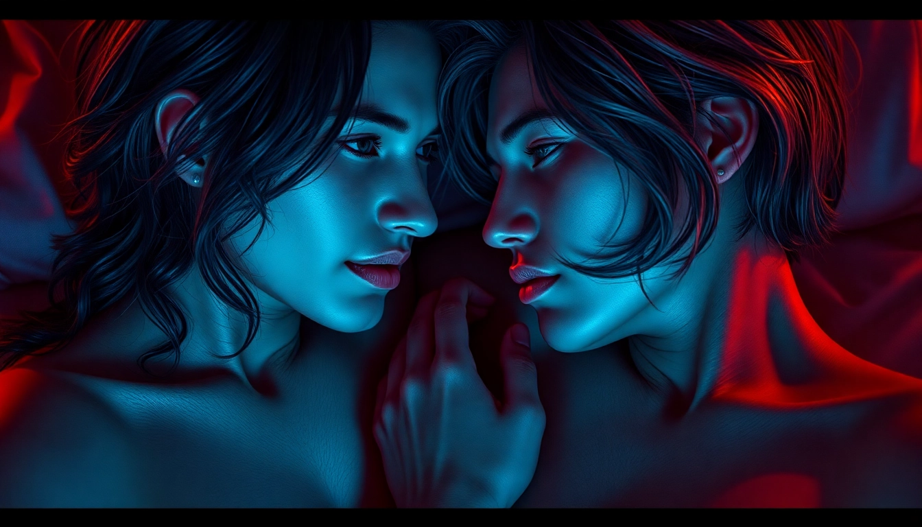 Detailed NSFW AI-generated scene showcasing hyper-realistic characters engaged in intimate poses, with expressive features emphasizing realism and emotional depth for nsfw ai content.