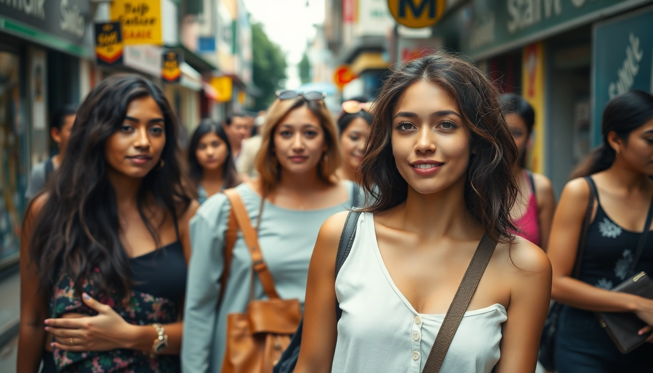 Authentic scene of women in urban environment engaging in rychle prachy videa scenarios with