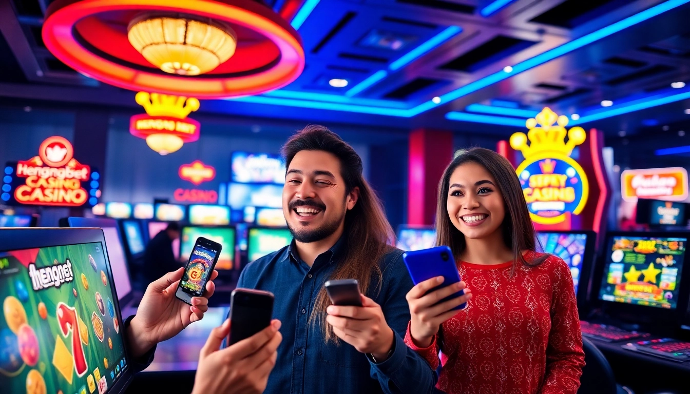 Trusted hengongbet online casino platform with players enjoying mobile and desktop gaming